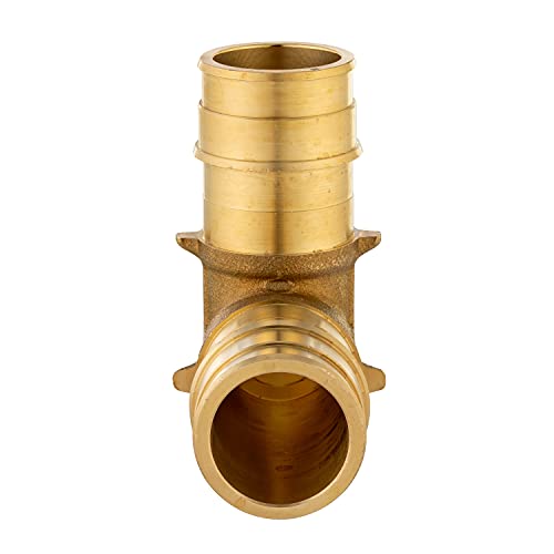 10 piece EFIELD Pex A Full Flow Expansion Brass Fitting 1"x 1" Elbow - size: Pack of 10, style: 1"x 1"