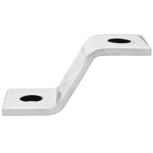 GG Grand General 33349 Stainless Steel Heavy Duty Angled Z Shape Mounting Bracket, Large - size: Large
