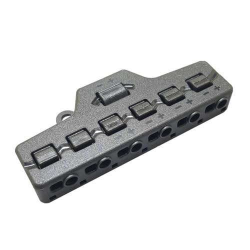 Low Voltages Wire Splitter 1 Input 6 Output LED Lighting Wire Connector Block for LED Strips Lighting Distribution Block