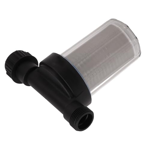 Garden Hose Filter, Versatile Stainless Steel Pump Strainer Inline Water Filter Screen, Transparent Design Hose Sediment Filter Attachment for Garden Irrigation