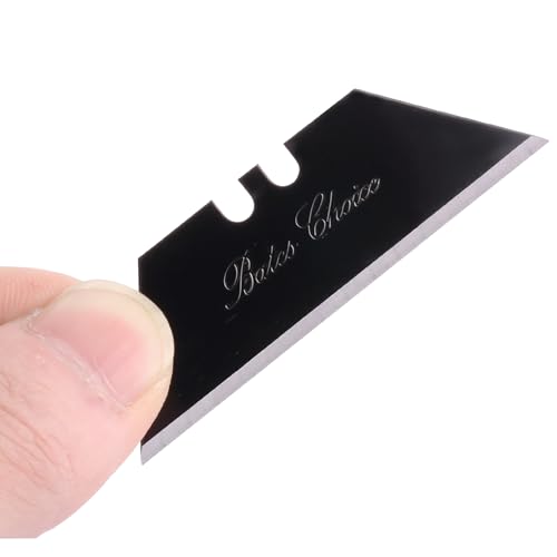 Bates- Utility Knife Blades, 40 Pack, Black, Replacement Blade for Box Cutters with Plastic Case - color: Black in Boxes, size: 40 Pack