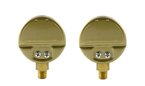 SÜA - Low and High Pressure Gauges for Oxygen Regulator 0-100 psi & 0-4000 psi - 2 inches - 1/8'' Thread - LDB - size: LDB - Low and High