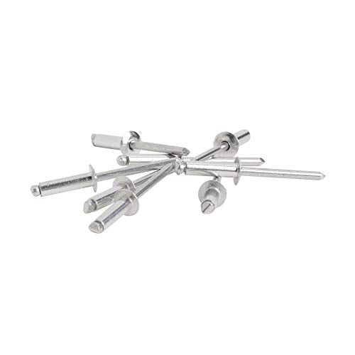 Arrow RLA3/16IP Long Aluminum 3/16-Inch Pop Rivets for Metal, Fabric, Leather, and Auto Repair, 50-Pack - size: 3/16 in. x 1/2 in.