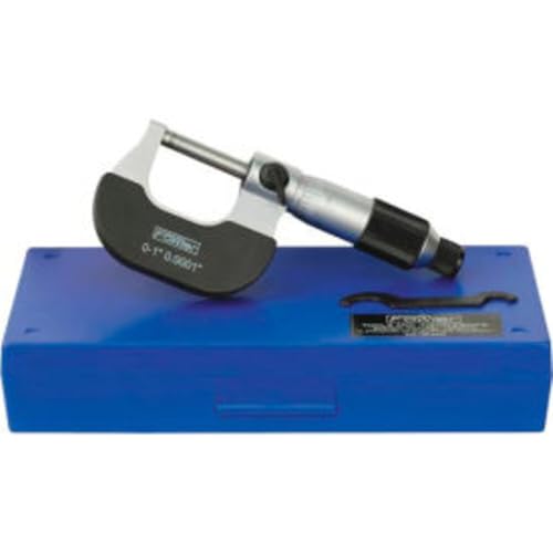 Fowler 52-229-201-0 Swiss Style Outside Micrometer with 0-1" Measuring Range