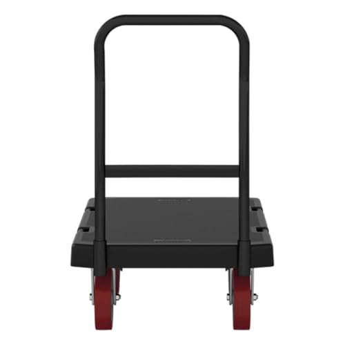Heavy Duty Platform Truck Cart 24" x 36", 1600 lb Capacity Resin Deck Platform Dolly, Commercial Utility Cart for Warehouse, Stockroom & Industrial Use