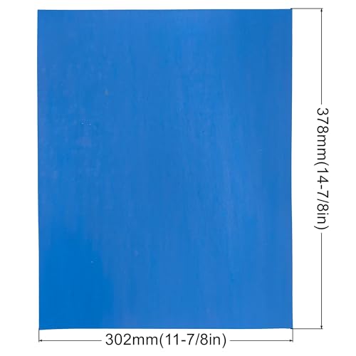 Gasket Making Material Paper Sheet High Temp Pressure Chemical Grade for Gasoline Diesel Oil Air Compressor DIY Rebuild Sealing (1508, 3 Pcs, Blue, Non Asbestos) - style: 1508, 3 Pcs, Blue, Non Asbestos