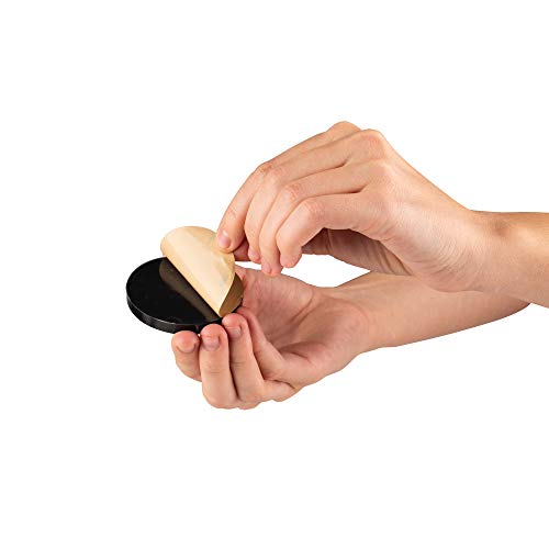 Isolate It: Sorbothane Vibration Isolation Circular Pad .25" Thick 2.25" Dia. 70 Duro with Adhesive Backing - 4 Pack