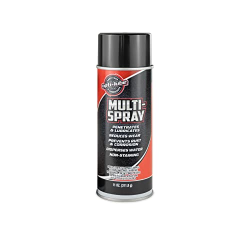 Opti-Lube Multi-Spray Dry Film Lube with Straw, 11 oz Aerosol, 12-Pack - size: 12 Pack