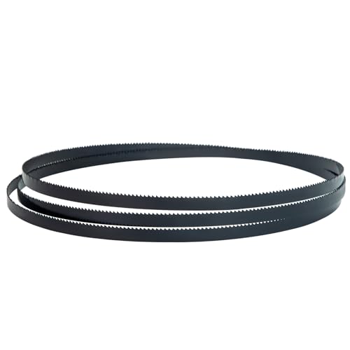 80 Inch x 1/4 Inch x 14 TPI Bandsaw Blades High Carbon Steel Band saws for Woodworking 80 inch bandsaw Blade for Sears Craftsman 12" bandsaw-0.014 Inch Thick 2 Pack Black - size: 80 Inch x 1/4 Inch x 0. 014” 14 TPI