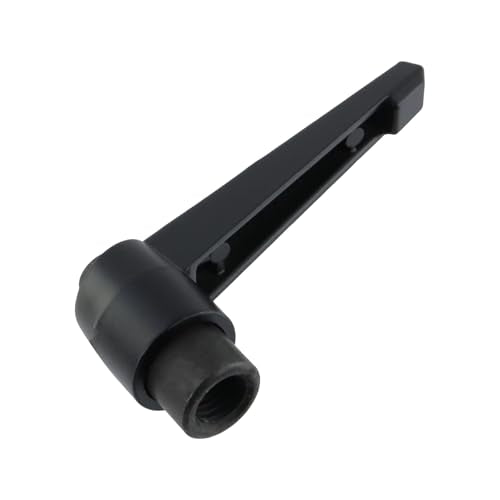 Clamping Lever Handles M12 Push Button Ratchet Lever Female Threaded Stud Adjustable Handles Hand Knobs, 3.8" Lever Length -2pcs - size: M12