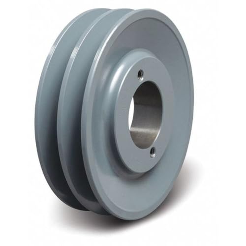 TB Woods 2AK54 FHP QT Bushed V-Belt Sheave, A Belt Section, 2 Grooves, QT Bushing required, Cast Iron, 5.25" OD, 4770 max rpm - size: 4770 max rpm