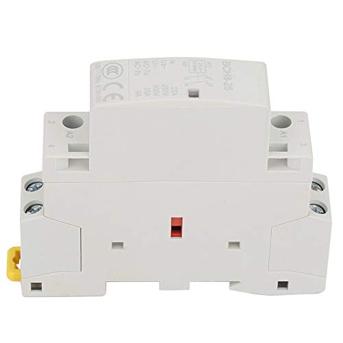 25A Din Rail AC Contactor 2 Pole, 24V Coil Din Rail AC Contactor 1NO 1NC 50/60HZ