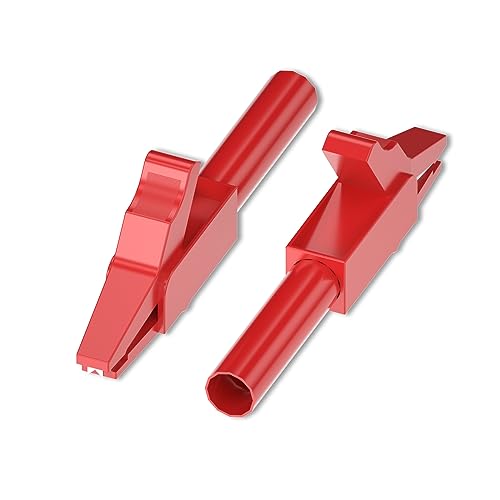 Goupchn Multimeter Alligator Clips 4PCS Insulated Safety Crocodile Clips - style: P2007-4PCS