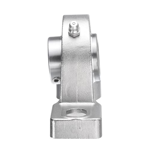 uxcell 2 Pcs SUCP205-16 Pillow Block Bearings 1 inch Bore Self Alignment, Stainless Steel Base Mounted Chrome Steel Bearings - size: SUCP205-16