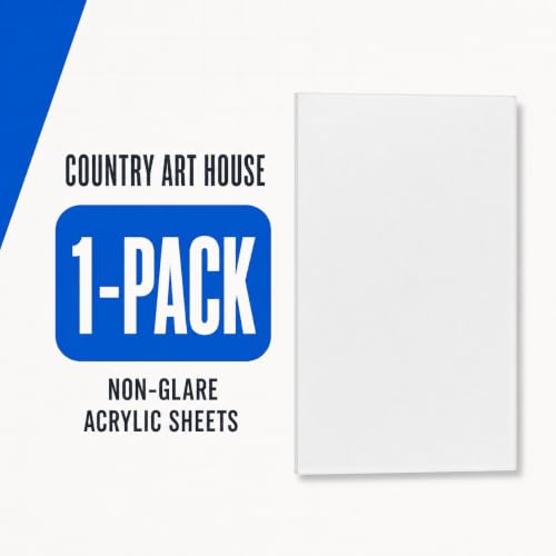 8x10 Non-Glare Acrylic Sheet Frame Replacement, UV Resistant Picture Cover - size: 8X10