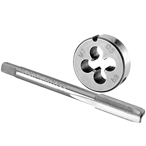 Burkit M7 X 0.5 Tap and Die Set Right Hand - size: M7x0.5