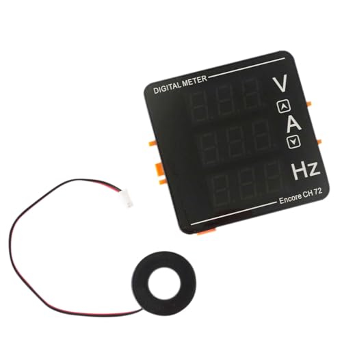 AC 50-500V 120A Digital Volt Amp Meter, Voltage Current Frequency