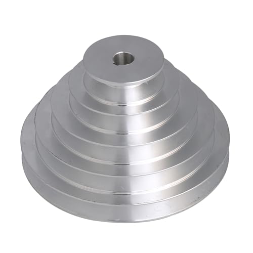 5 Stepped Pulley 18mm Bore | Aluminum Cone Pulley | 5mm Keywayed - size: 18MM BORE
