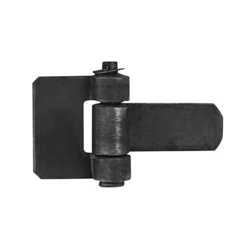 heneng 6 Pcs Weld-On Trailer Hinges, 5-1/8" x 3-1/4", Strap Style Long Leaf Door Hinge (Pack of 2) - size: 5-1/8" x 3-1/4" (Pack of 2)