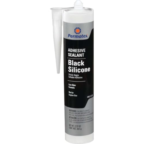 Permatex 81173 Black Silicone Adhesive Sealant - 12.9 oz.