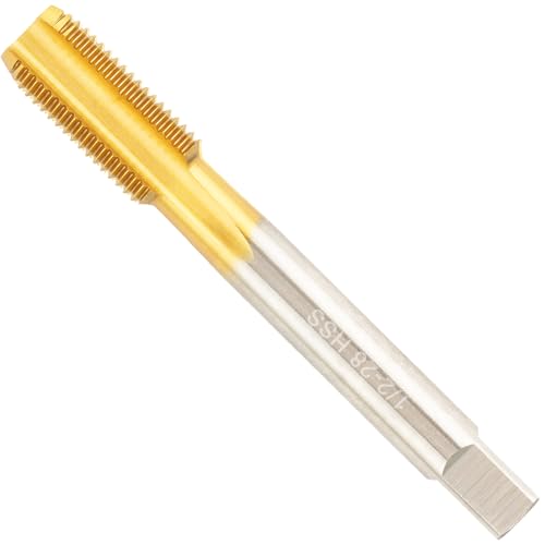 1/2-28 Ti-Coated Tap and 15/32 Drill Bit Set - size: SAE 1/2"-28 Tap & 15/32" Drill