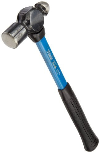 Martin 107FG G Series Alloy Steel 1-1/2lbs Standard Ball Peen Hammer with Fiberglass Handle, 14-3/4" Overall Length