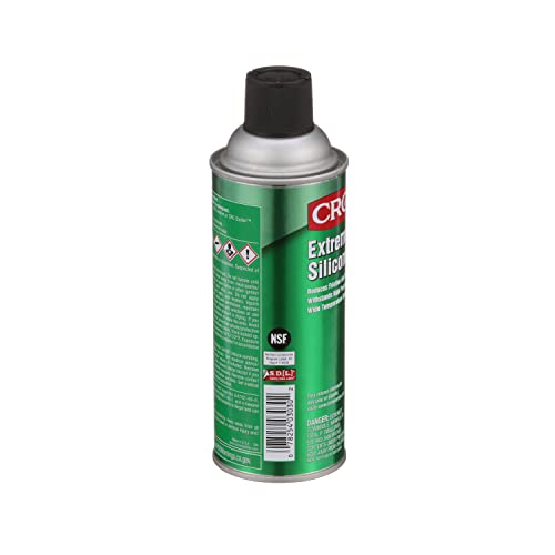 CRC Extreme Duty Silicone Lubricant 03030 – 10 Wt Oz., Premium Grade Silicone Aerosol for High Temperature Applications - style: 1 Pack