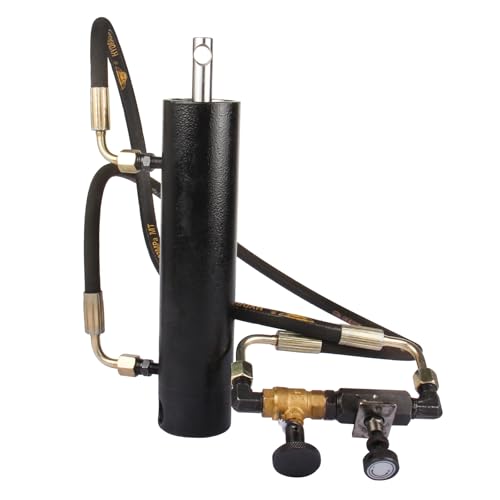 KAKA INDUSTRIAL Hydraulic Cylinder for Metal Bandsaw, 11.8"/300mm Retracted to 17.32"/440mm Extended Length, 0.47"/12mm Piston Rod Mounting Hole, Replacement for Metal Cutting Bandsaw Equipment - size: BS-1018R Hydraulic Cylinder