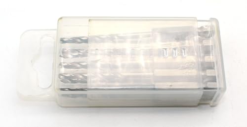 TMAX 10p 1/8" M35 Cobalt High Speed Steel Jobber Drill Bit w 1/4" Hex Shank - size: 1/8" HEX