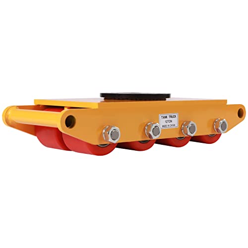 Machinery Mover,8/12/15T Machinery Skate Dolly Rollers, 33000lbs Machinery Moving Skate, Machinery Mover Skate, Heavy Duty Machine Dolly Skate for Heavy Duty Industrial Moving Equipment (12T/26400lbs) - size: 12T/26400lbs