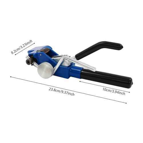 Heavy Duty Stainless Steel Strapping Tool Kit with Strapping Tensioner, 3/4" x 100ft Banding Coil 100 Buckles Portable for Construction Transportation Marine (Blue)