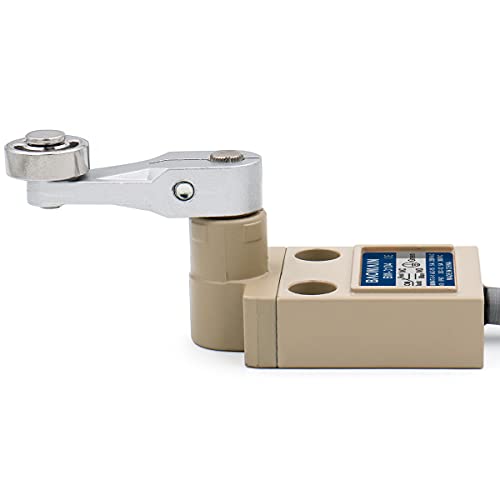 BAOMAIN BM-3104 Limit Switch, Rotary Roller Lever, SPDT, 5A IP67