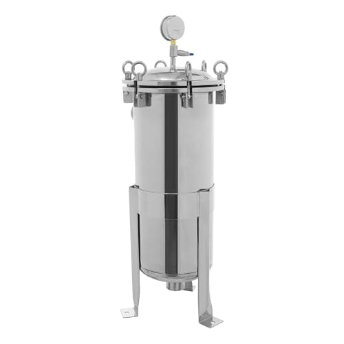 Stainless Steel Bag Filter Housing Solid-Liquid Separation Tool - size: 1.5" NPT
