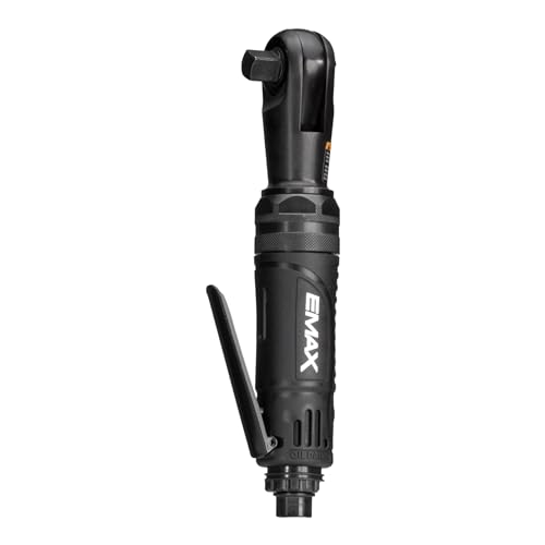 EMAX Air Ratchet - 1/2" Drive Right Angle Pneumatic Wrench with 60 ft lbs Max Torque & 200 RPM - EATRT05S1P - color: Right Angle