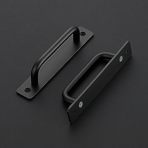Ravinte Barn Door Handles 2 Pack Sliding Door Pulls, 5 in Hole Centers - size: 5 in Hole Centers