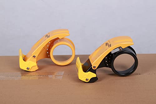 【Upgraded】 PROSUN Blade Safety Cover 2 Inch Professional Packing Tape Dispenser Packaging Metal Handheld Tape Gun Sealing Cutter TG11