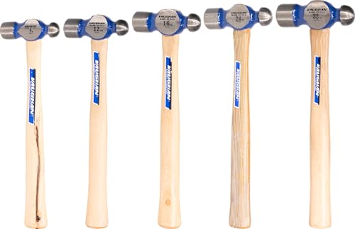 VAUGHAN Ball Pein Hammer Set, 5 Piece, Striking Tool, Assembled in the USA - size: Multi / Kit