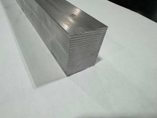 1-1/2" x 2" Aluminum Flat Bar, Solid Stock, Machining, Pick Your Length, 1.5" x 2" Rectangle Bar (Aluminum, 16 INCH) - size: 16 INCH