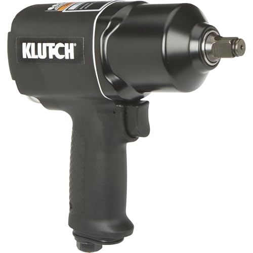 Klutch Air Impact Wrench, 1/2in. Drive, 4 CFM, 980ft. -Lbs. Torque