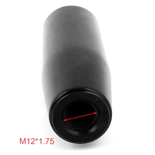 uxcell M12 x 1.75 Female Thread 85mm Long Plastic Grip Handle for Grinding Machine