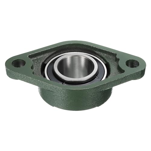 uxcell 2pcs UCFL210-31 Pillow Block Bearings 1-15/16 inch Bore Self Alignment, Solid Cast Iron Base Mounted Chrome Steel Bearings - size: UCFL210-31