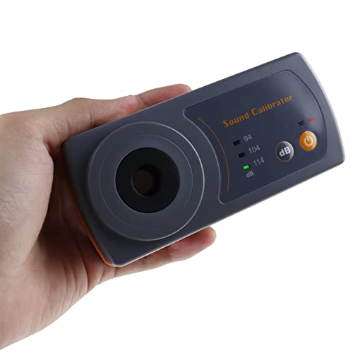 Decibel Meter Calibrator 94dB & 104dB & 114dB Calibrator with Three Calibration Level