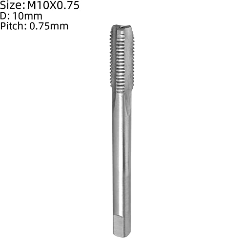 Burkit M10 X 0.75 Tap and Die Set Right Hand - size: M10x0.75