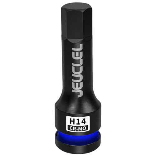14mm Hex Impact Bit Socket, H14 1/2" Drive Allen Socket, Cr-Mo - size: 1PC | H14 14MM