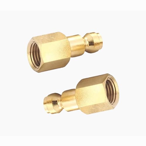 Coupler and Plug Kit (28 Piece), Automotive Type C, 1/4 Inch NPT, Solid Brass Quick Connect Air Fittings Set - size: Coupler and Plug Kit 28 Piece