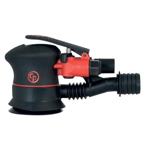 Chicago Pneumatic CP7255CVE-3 - Air Random Orbital Sander Tool, Home Improvement, Woodworking Tools, Polisher, Sanding Tool, Hook & Loop, Central Vacuum, 3 Inch (75 mm), 0.28 HP / 210 W - 12000 RPM - size: 3-Inch, style: Central Vacuum, Hook and Loop Pad