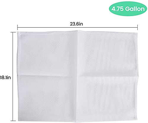 SQUEEZE master 4.75 Gallon Capacity Fruit and Wine Press Filter Bag, 2 Pack - size: 4.75 gallons