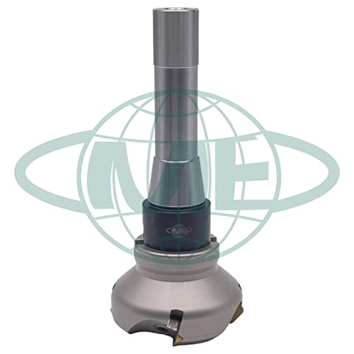 CME 2-1/2" 45° Indexable Face Mill w/ R8 Arbor, SEAN42 Inserts Included, 4 Flutes