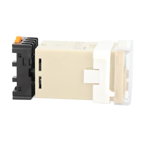 DH48S-2Z 220V Digital Time Relay with Socket Base – Adjustable 0.01S-99H99M, Power On Delay Solid Relays for Industrial Control & Lighting Systems