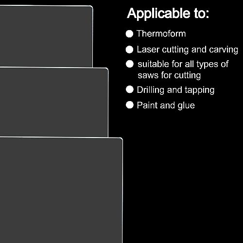 6 PCS 2mm Rectangle Acrylic Blanks, Clear for LED Light Base - size: Rectangle Shaped